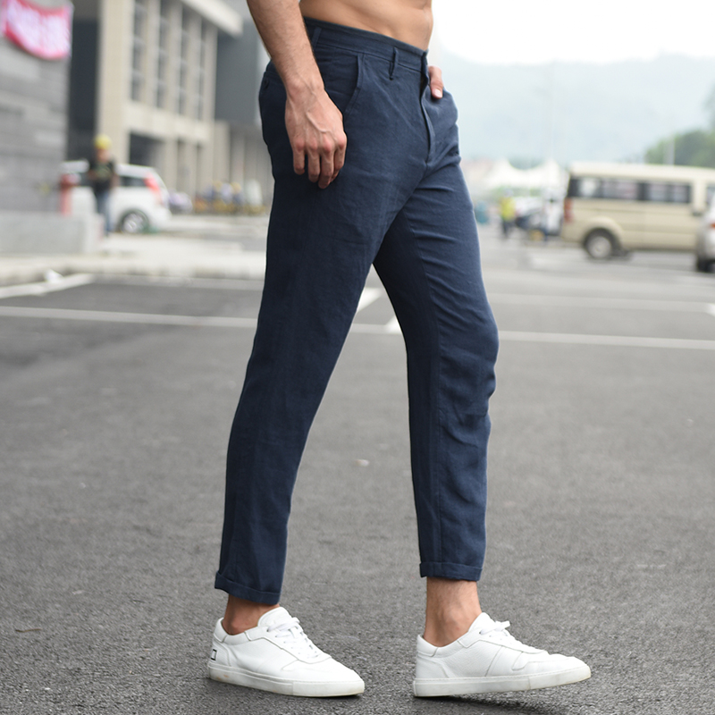 Pantaloni 100% lino ALESSANDRO – L’eleganza naturale del lino