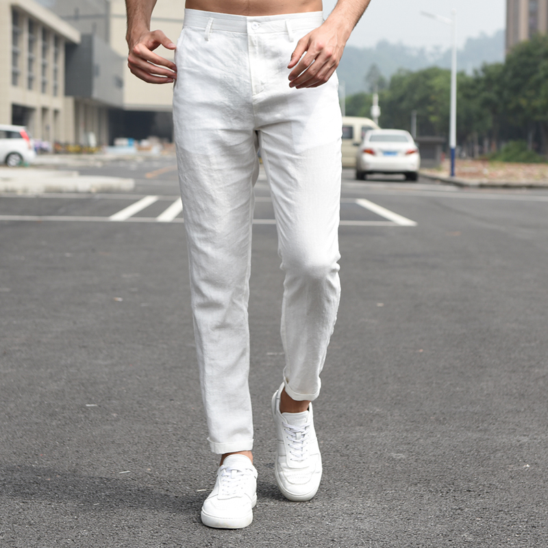 Pantaloni 100% lino ALESSANDRO – L’eleganza naturale del lino