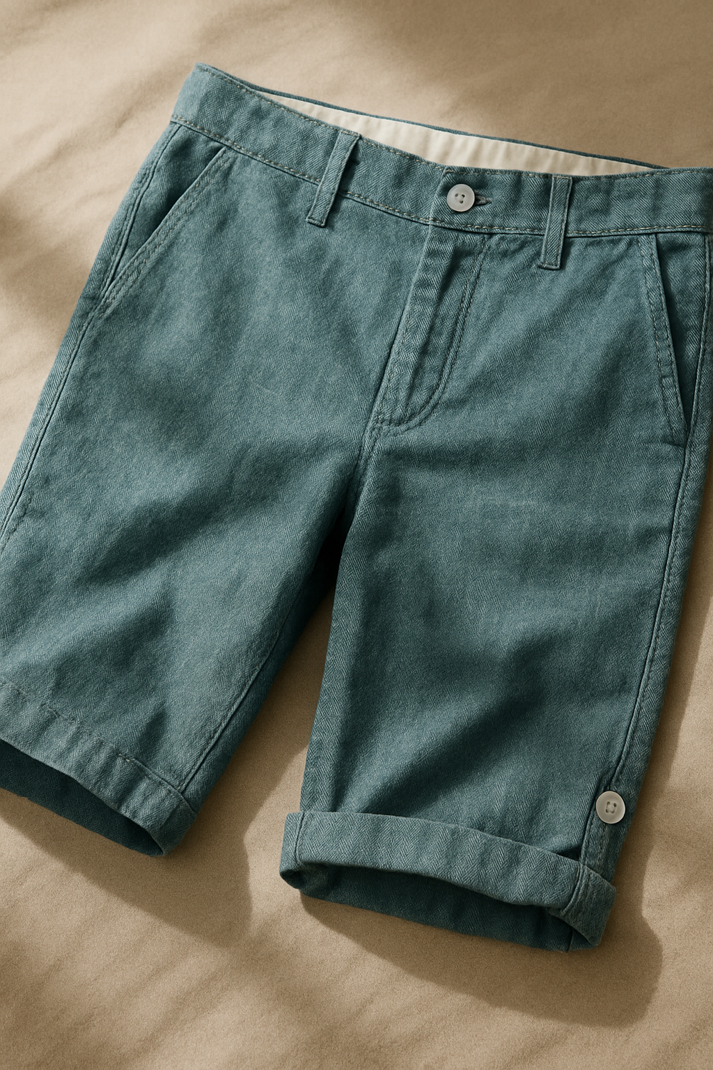 Shorts TANCREDI – Lino Naturale, stile distinto