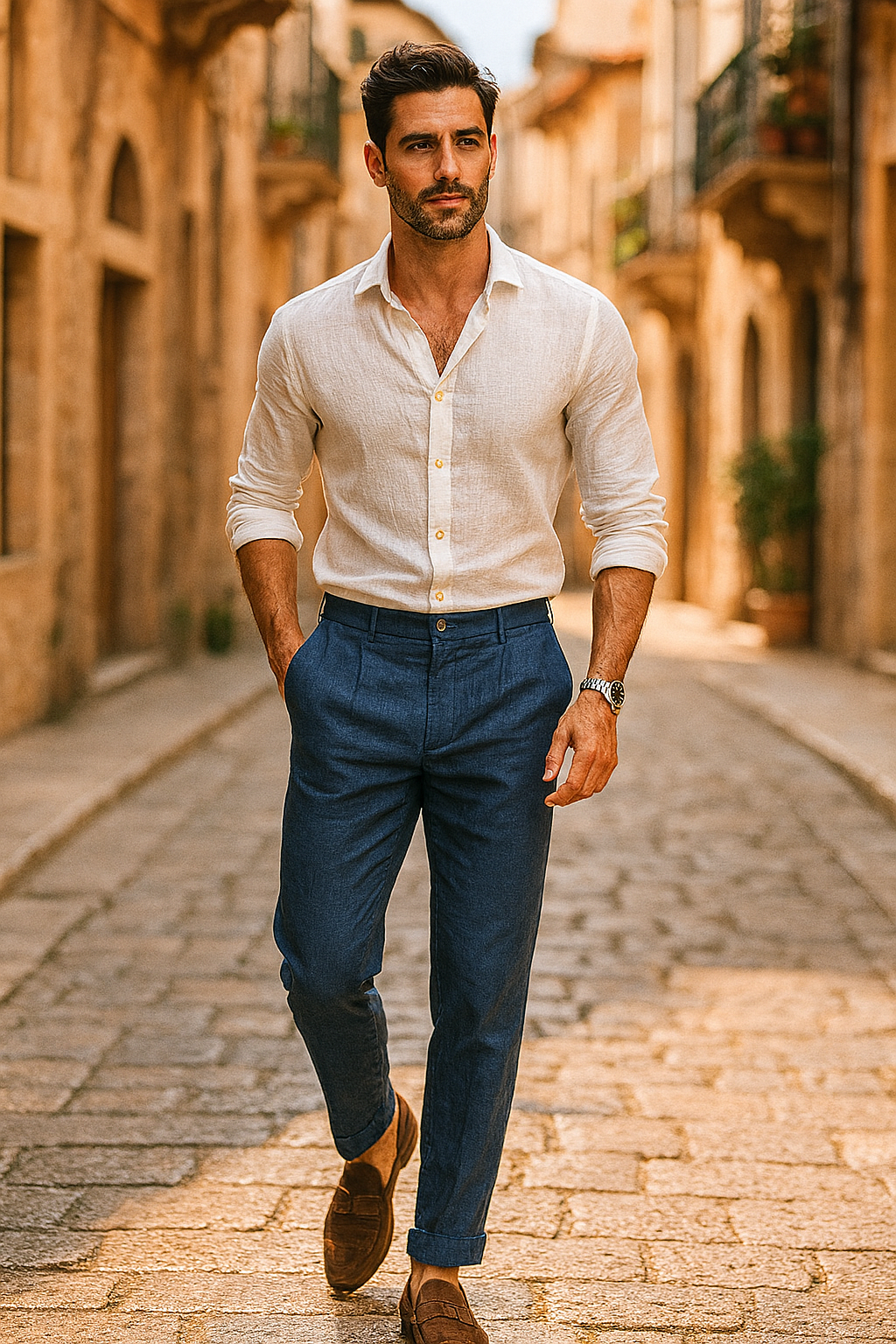 Pantaloni ELIO – Lino leggero, comfort raffinato