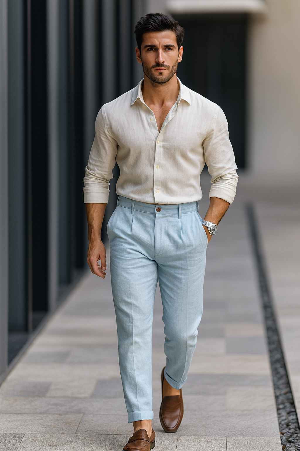 Pantaloni ELIO – Lino leggero, comfort raffinato