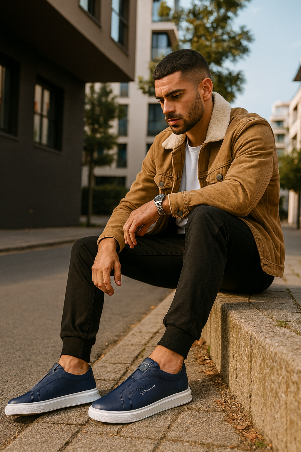 Scarpe slip-on in pelle FIRENZE