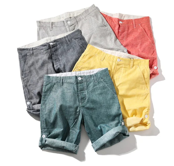 Shorts TANCREDI – Lino Naturale, stile distinto