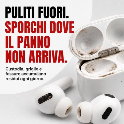 TechClean Auricolari – Kit Pulizia 11-in-1